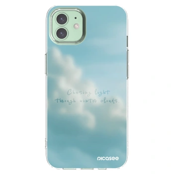 Picasee husă transparentă din silicon pentru Apple iPhone 12 - CHASiNG LIGHT