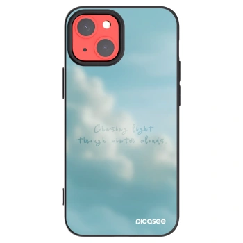 Picasee husă neagră din silicon pentru Apple iPhone 13 mini - CHASiNG LIGHT