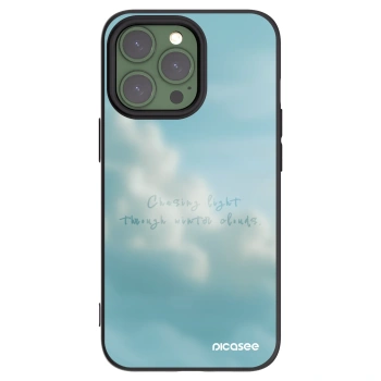 Picasee husă neagră din silicon pentru Apple iPhone 13 Pro - CHASiNG LIGHT