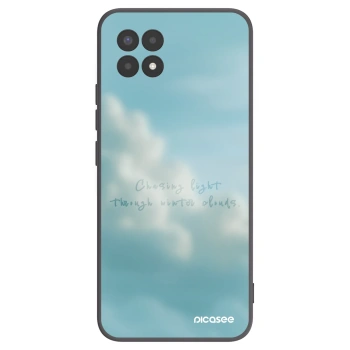 Picasee husă neagră din silicon pentru Realme 8i - CHASiNG LIGHT