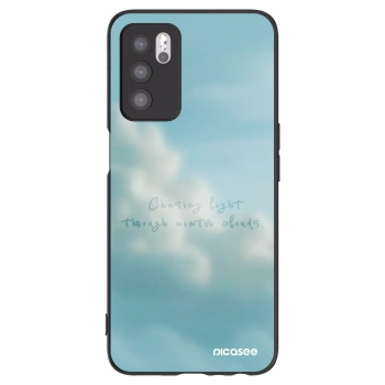 Picasee husă neagră din silicon pentru OPPO A16s - CHASiNG LIGHT