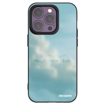 Picasee husă neagră din silicon pentru Apple iPhone 14 Pro - CHASiNG LIGHT