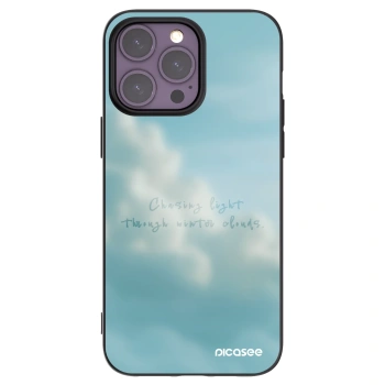 Picasee husă neagră din silicon pentru Apple iPhone 14 Pro Max - CHASiNG LIGHT