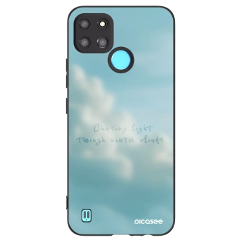 Picasee husă neagră din silicon pentru Realme C21Y - CHASiNG LIGHT