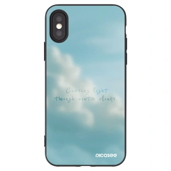 Picasee husă neagră din silicon pentru Apple iPhone X/XS - CHASiNG LIGHT