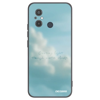 Picasee husă neagră din silicon pentru Xiaomi Redmi 12C - CHASiNG LIGHT