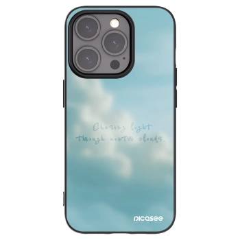 Picasee husă neagră din silicon pentru Apple iPhone 15 Pro - CHASiNG LIGHT