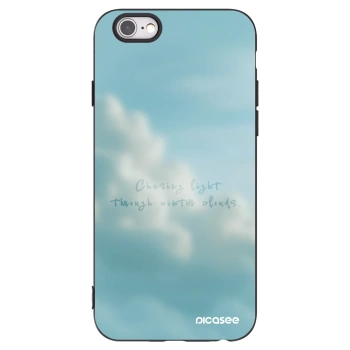 Picasee husă neagră din silicon pentru Apple iPhone 6/6S - CHASiNG LIGHT