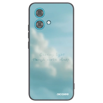 Picasee husă neagră din silicon pentru Motorola Edge 40 Neo - CHASiNG LIGHT
