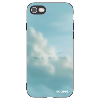 Picasee husă neagră din silicon pentru Apple iPhone 8 - CHASiNG LIGHT