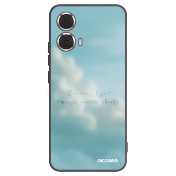 Picasee husă neagră din silicon pentru Motorola Moto G85 - CHASiNG LIGHT