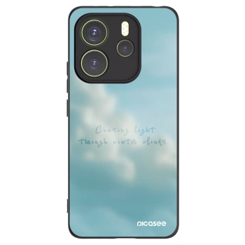 Picasee husă neagră din silicon pentru Xiaomi Redmi Note 14 4G - CHASiNG LIGHT