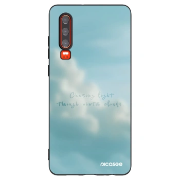 Picasee husă neagră din silicon pentru Huawei P30 - CHASiNG LIGHT