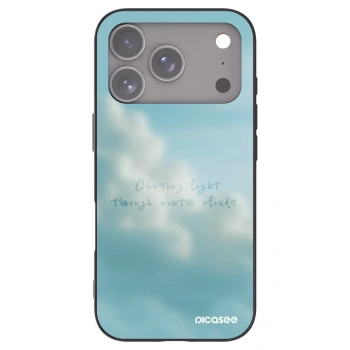 Picasee husă neagră din silicon pentru Apple iPhone 17 Pro - CHASiNG LIGHT