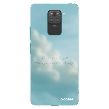 Picasee husă neagră din silicon pentru Xiaomi Redmi Note 9 - CHASiNG LIGHT