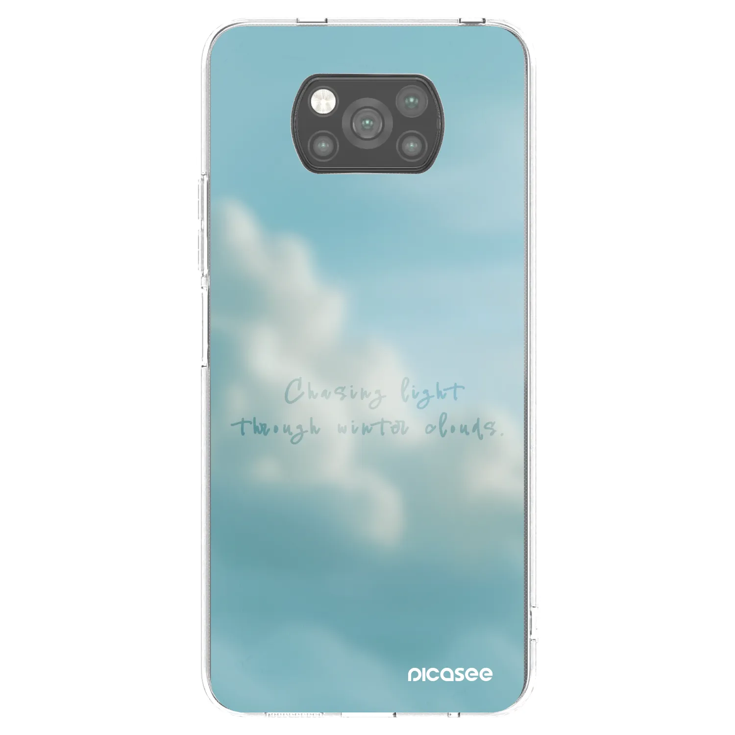 Picasee husă neagră din silicon pentru Xiaomi Poco X3 - CHASiNG LIGHT