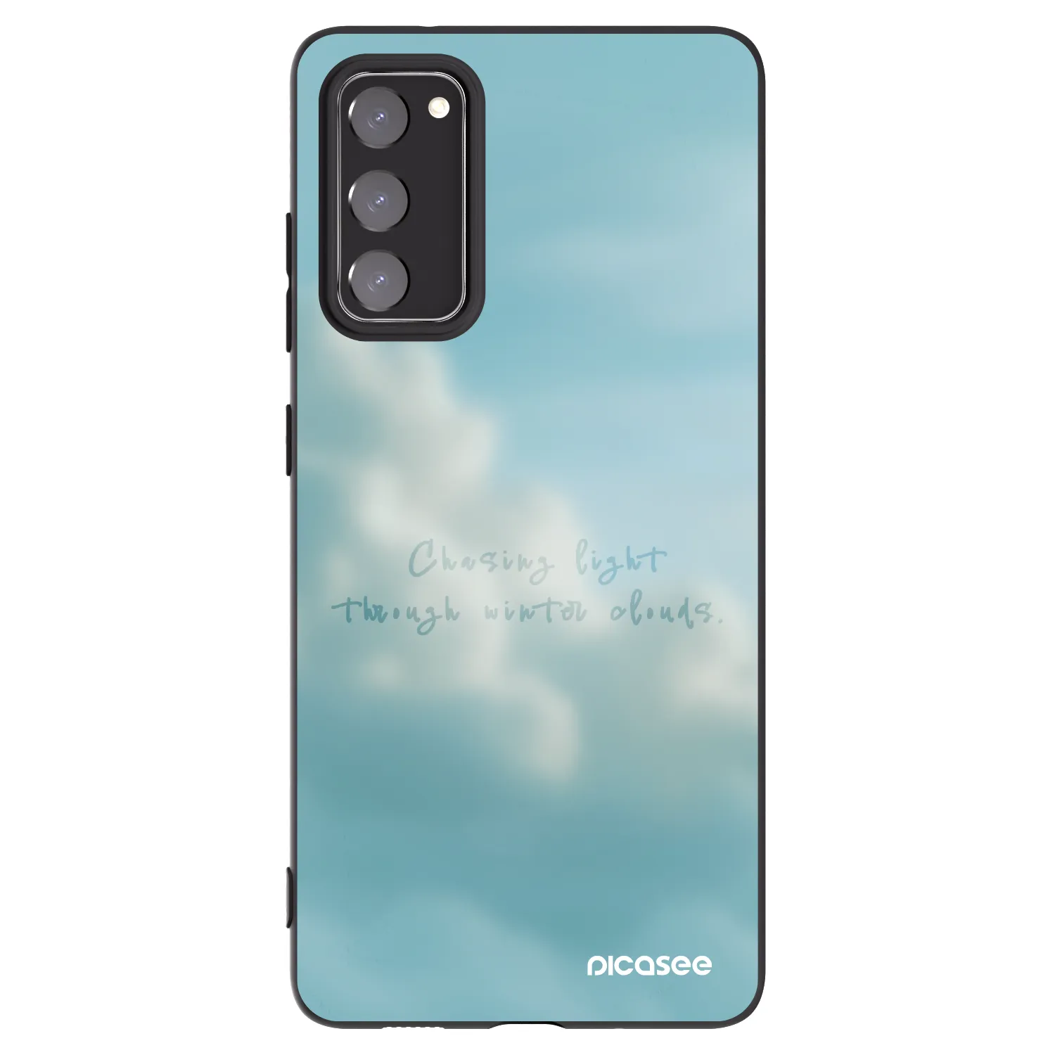 Picasee husă neagră din silicon pentru Samsung Galaxy S20 FE - CHASiNG LIGHT