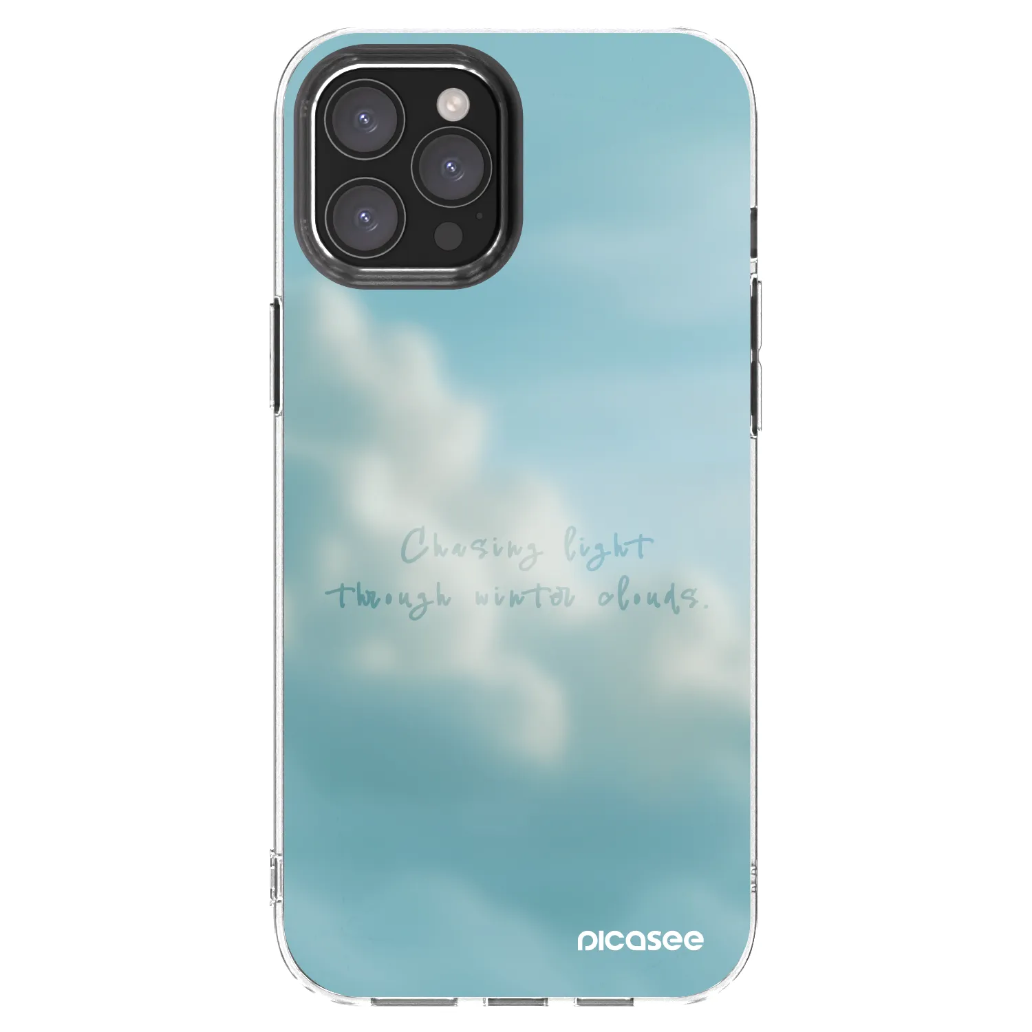 Picasee husă transparentă din silicon pentru Apple iPhone 12 Pro Max - CHASiNG LIGHT