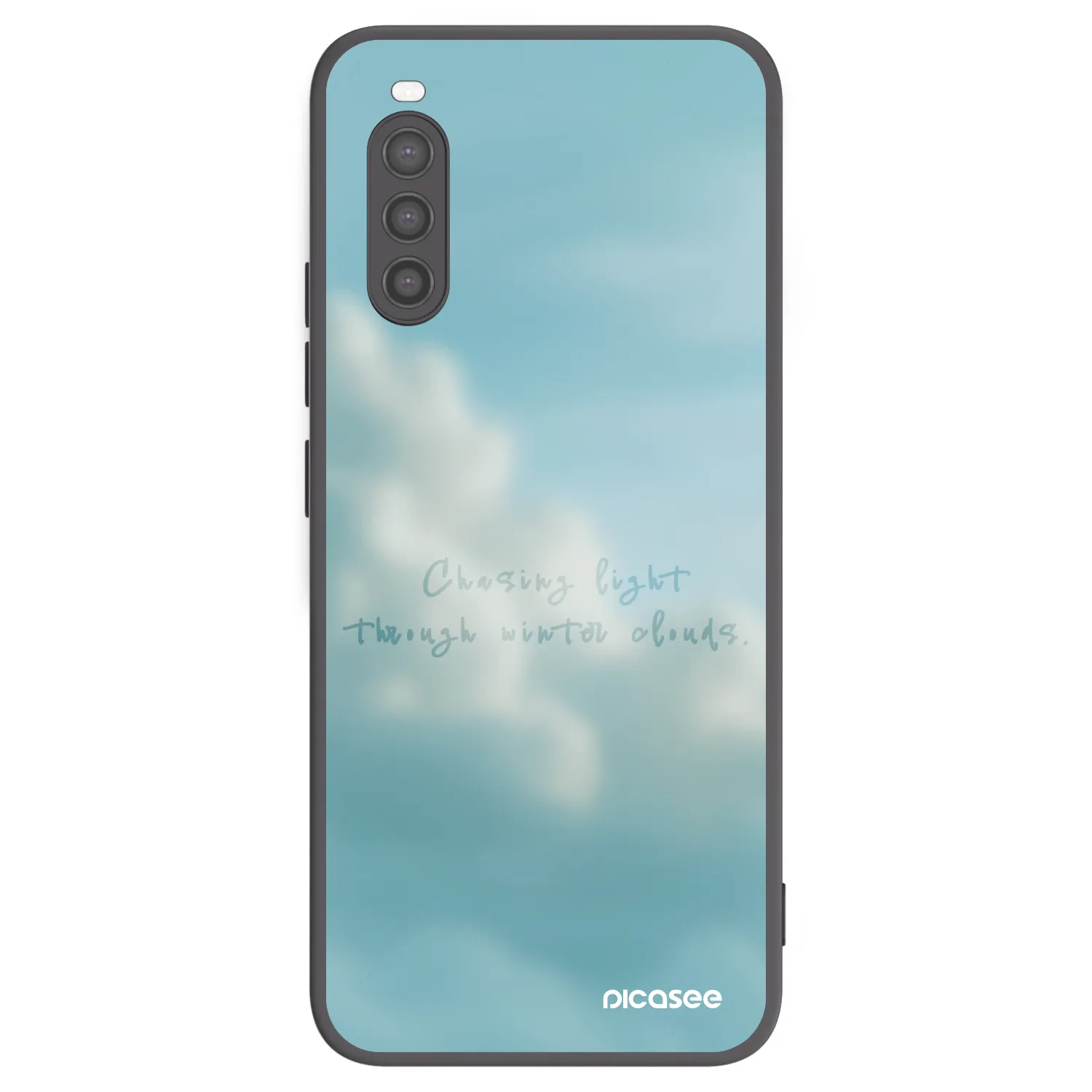 Picasee husă neagră din silicon pentru Sony Xperia 10 II - CHASiNG LIGHT