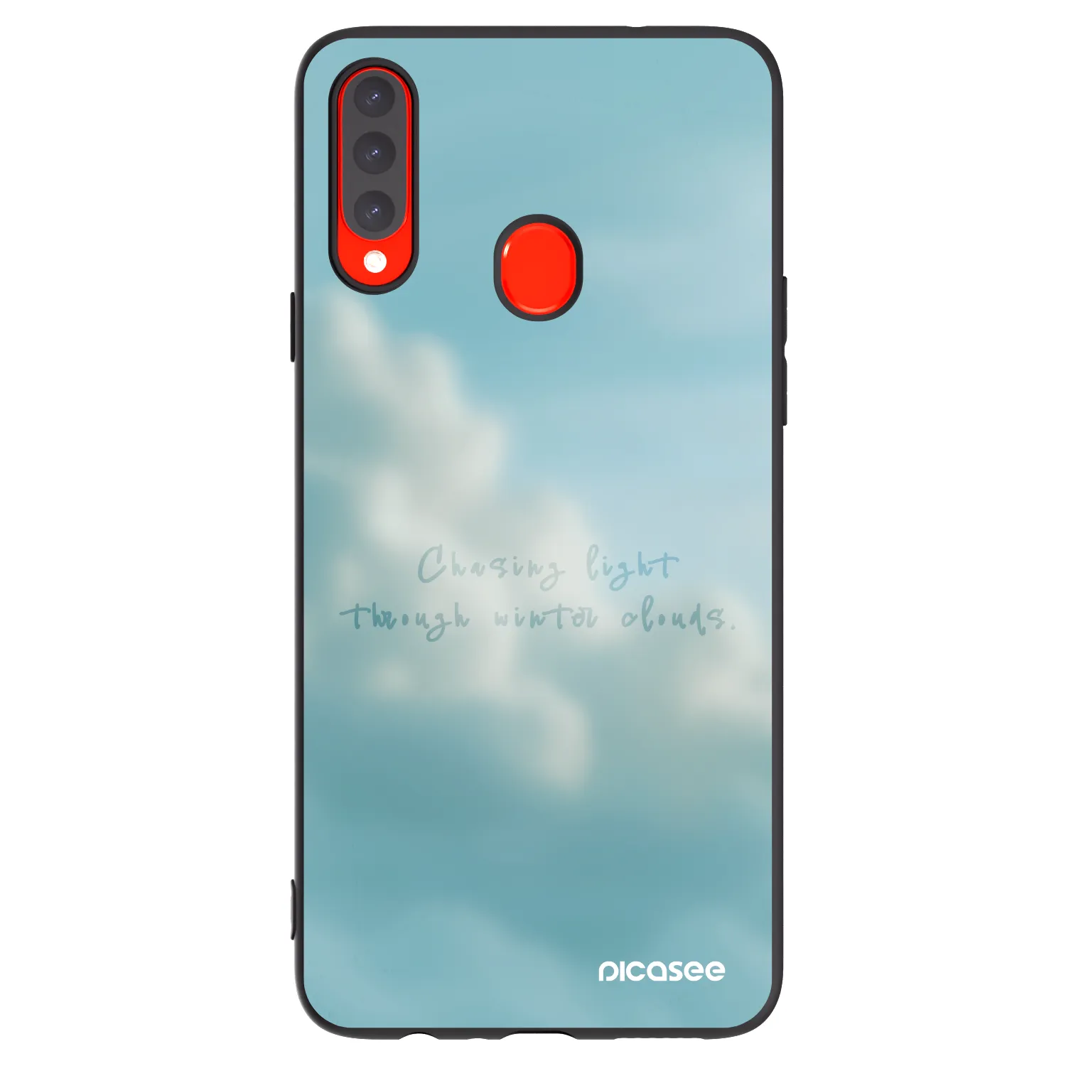 Picasee husă neagră din silicon pentru Samsung Galaxy A20s - CHASiNG LIGHT