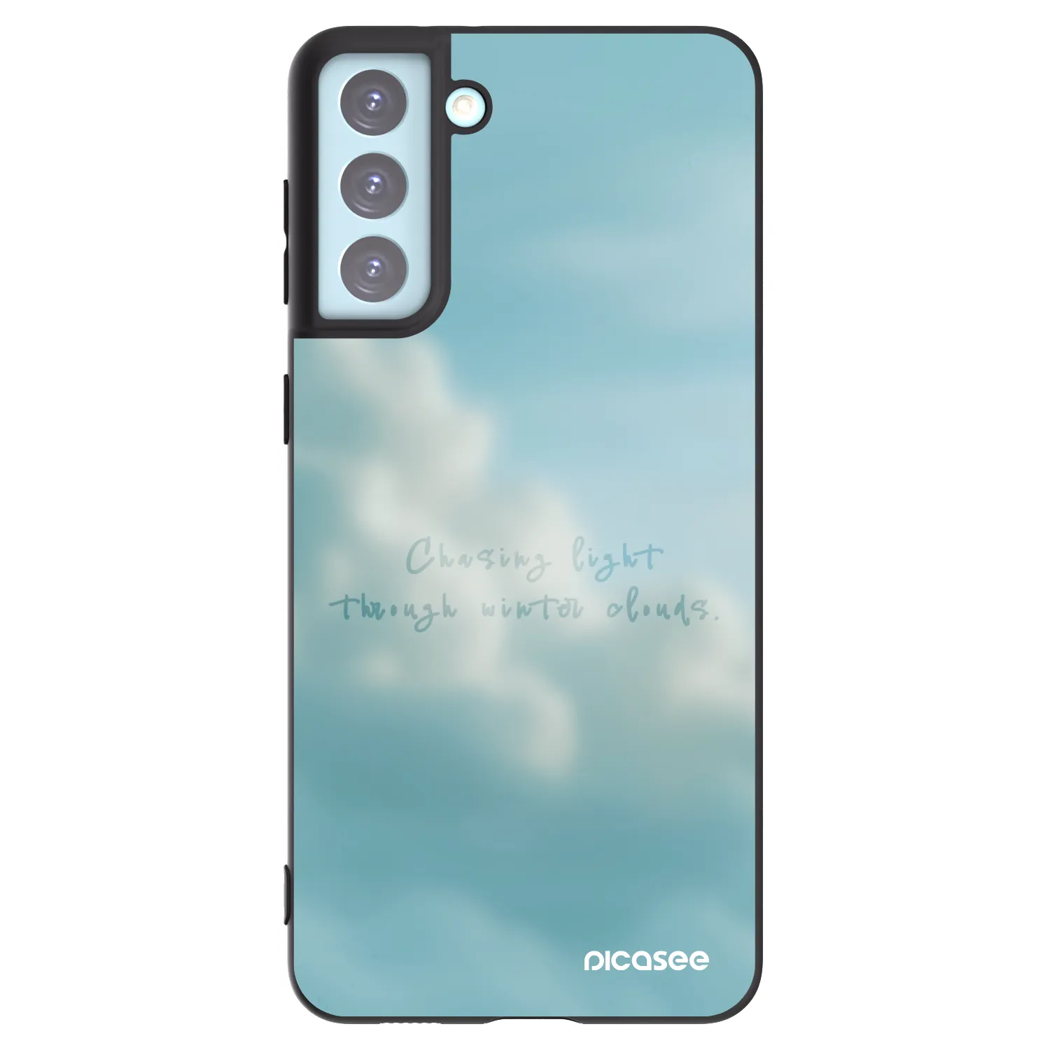 Picasee husă neagră din silicon pentru Samsung Galaxy S21+ 5G G996F - CHASiNG LIGHT