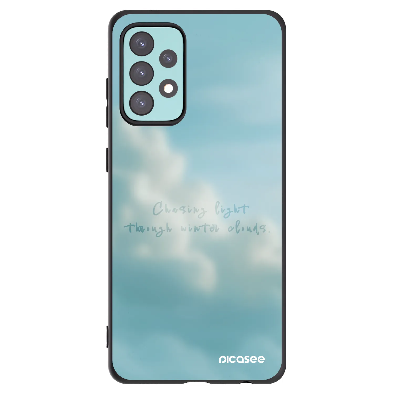 Picasee husă neagră din silicon pentru Samsung Galaxy A72 A725F - CHASiNG LIGHT