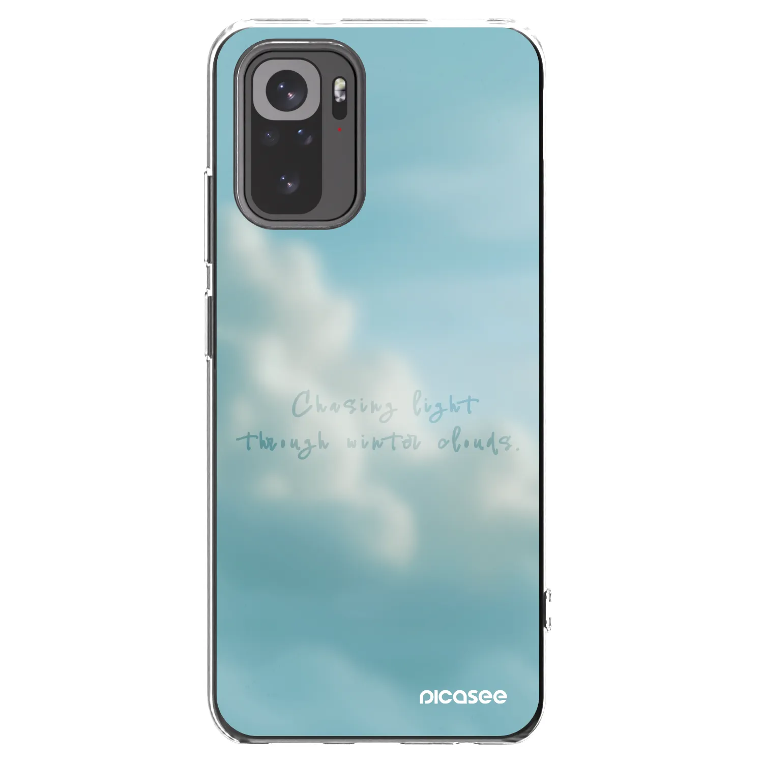 Picasee husă transparentă din silicon pentru Xiaomi Redmi Note 10S - CHASiNG LIGHT