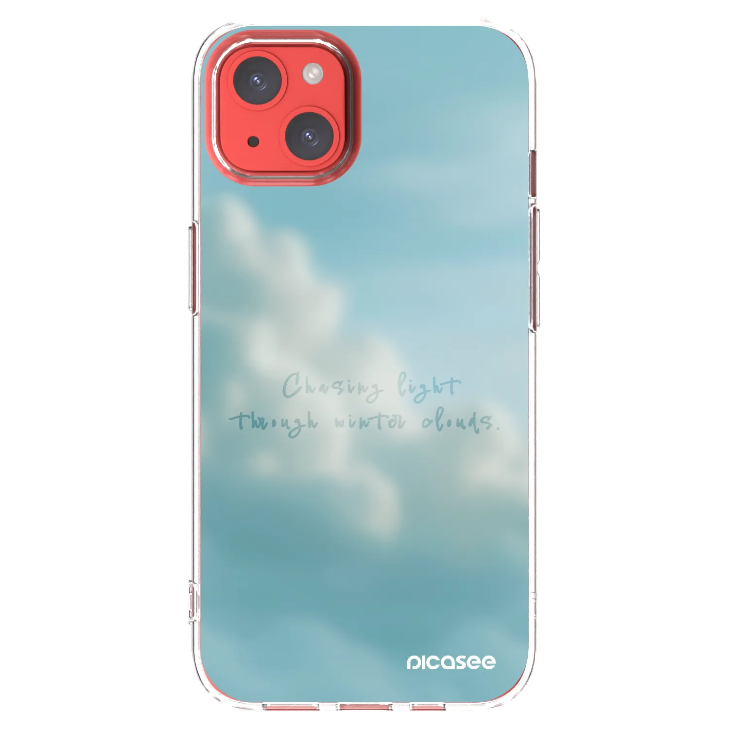 Picasee husă transparentă din silicon pentru Apple iPhone 13 - CHASiNG LIGHT