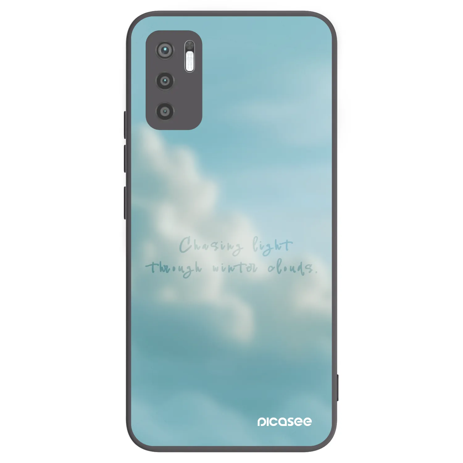 Picasee husă neagră din silicon pentru Xiaomi Redmi Note 10 5G - CHASiNG LIGHT