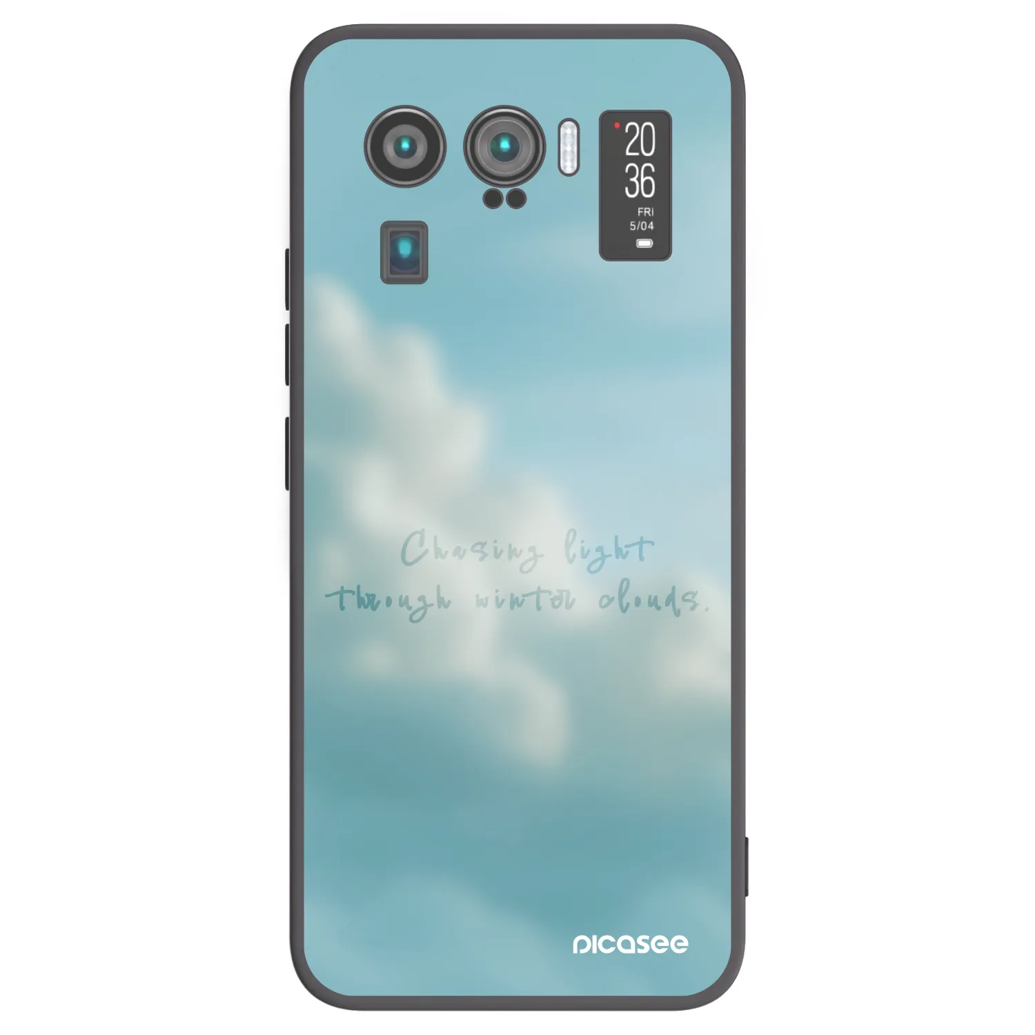 Picasee husă neagră din silicon pentru Xiaomi Mi 11 Ultra - CHASiNG LIGHT