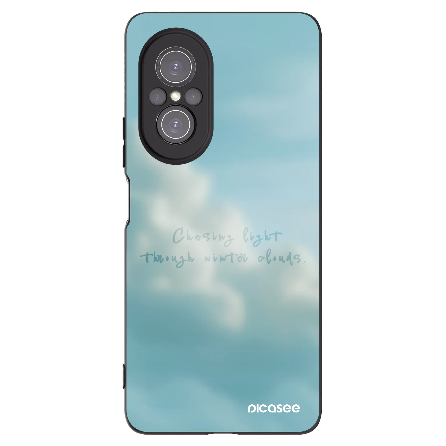 Picasee husă neagră din silicon pentru Huawei Nova 9 SE - CHASiNG LIGHT
