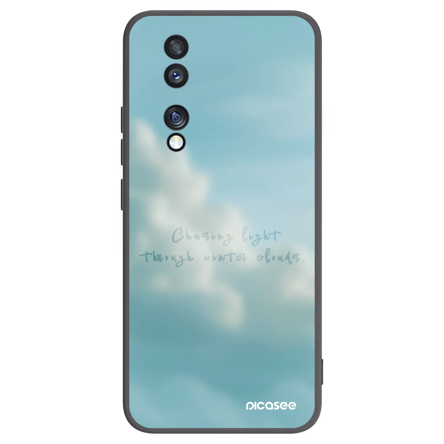 Picasee husă neagră din silicon pentru Honor 70 - CHASiNG LIGHT