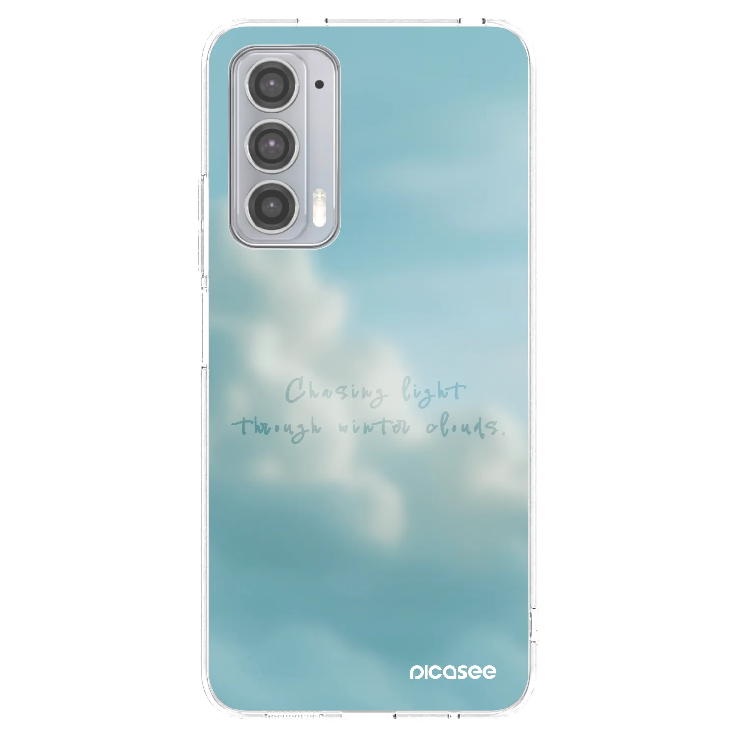 Picasee husă transparentă din silicon pentru Motorola Edge 20 - CHASiNG LIGHT