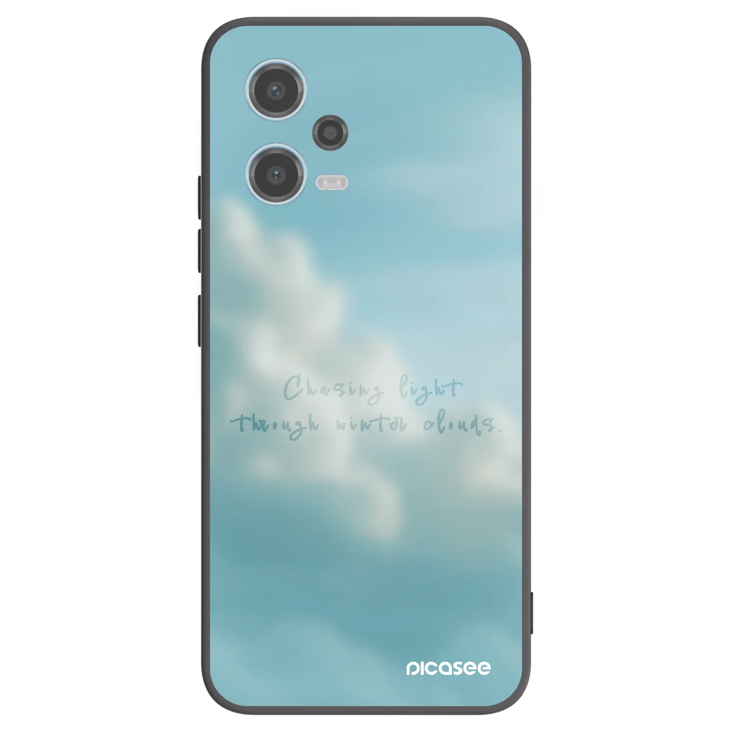 Picasee husă neagră din silicon pentru Xiaomi Redmi Note 12 5G - CHASiNG LIGHT