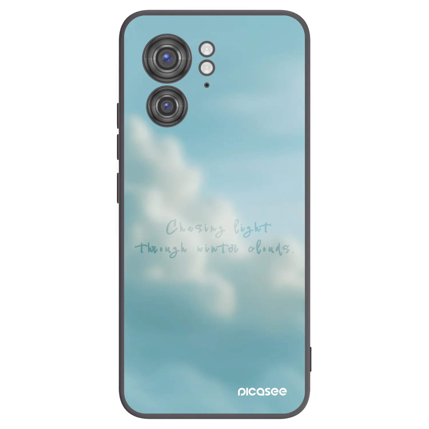 Picasee husă neagră din silicon pentru Motorola Edge 40 - CHASiNG LIGHT