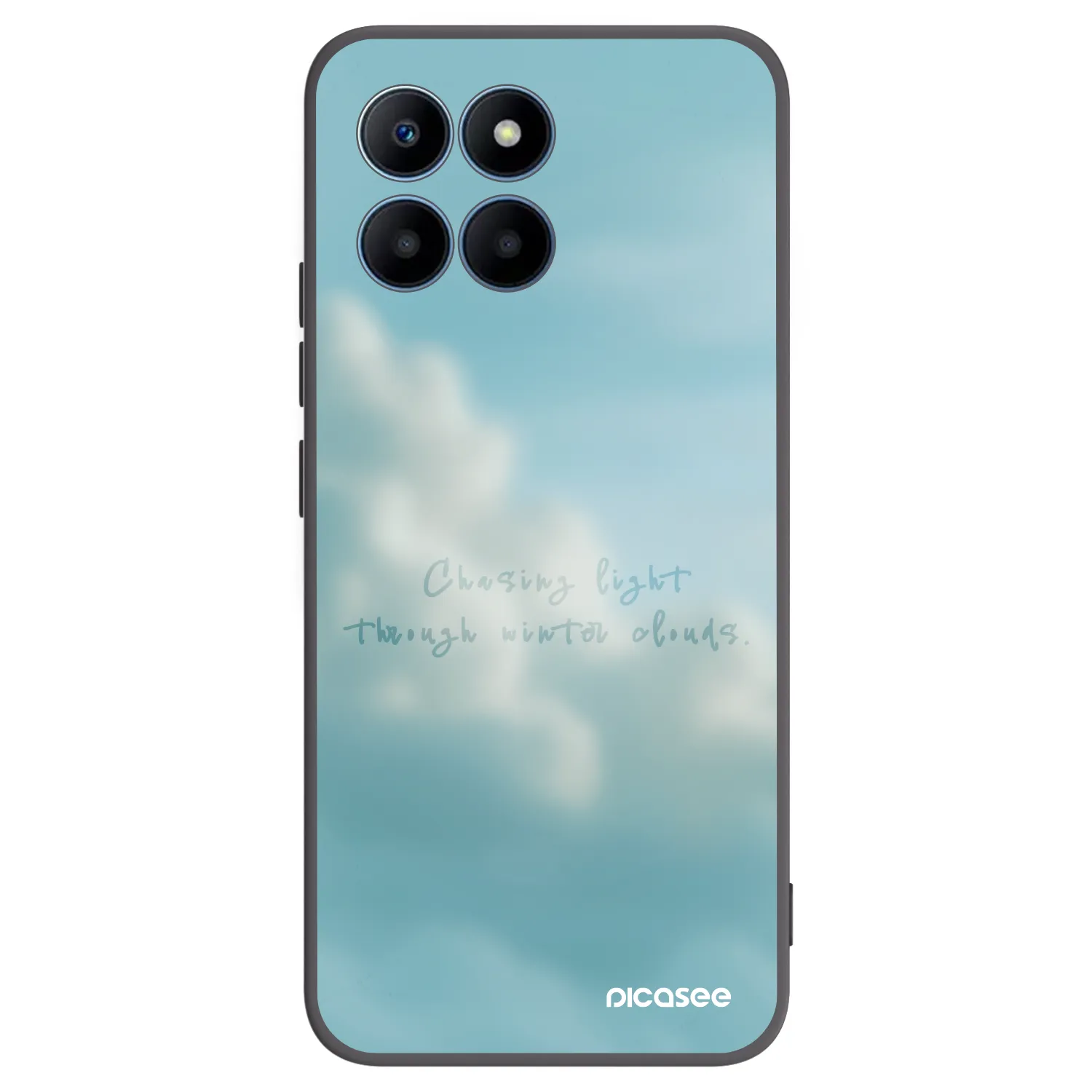Picasee husă neagră din silicon pentru Honor 70 Lite - CHASiNG LIGHT