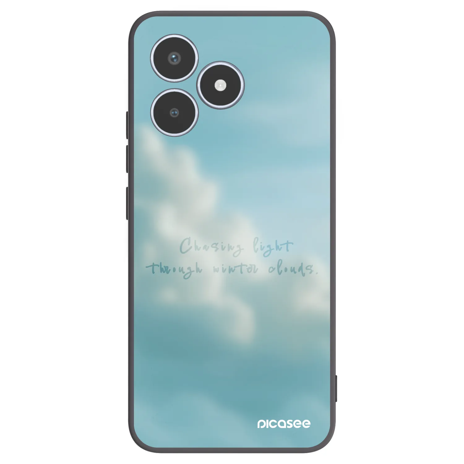 Picasee husă neagră din silicon pentru Realme C53 - CHASiNG LIGHT