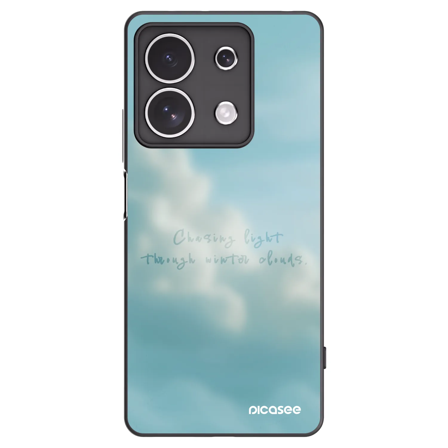 Picasee husă neagră din silicon pentru Xiaomi Redmi Note 13 4G - CHASiNG LIGHT