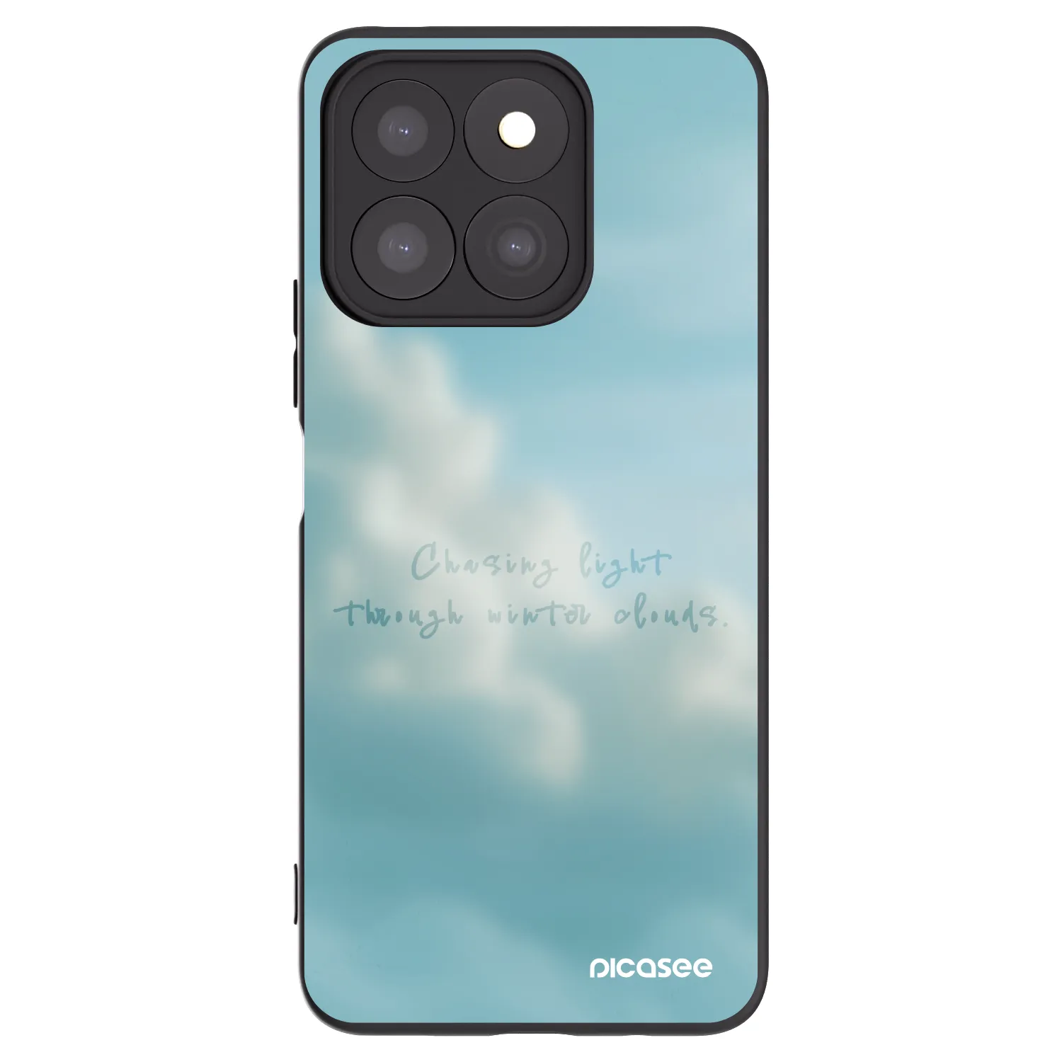 Picasee husă neagră din silicon pentru Honor X8b - CHASiNG LIGHT