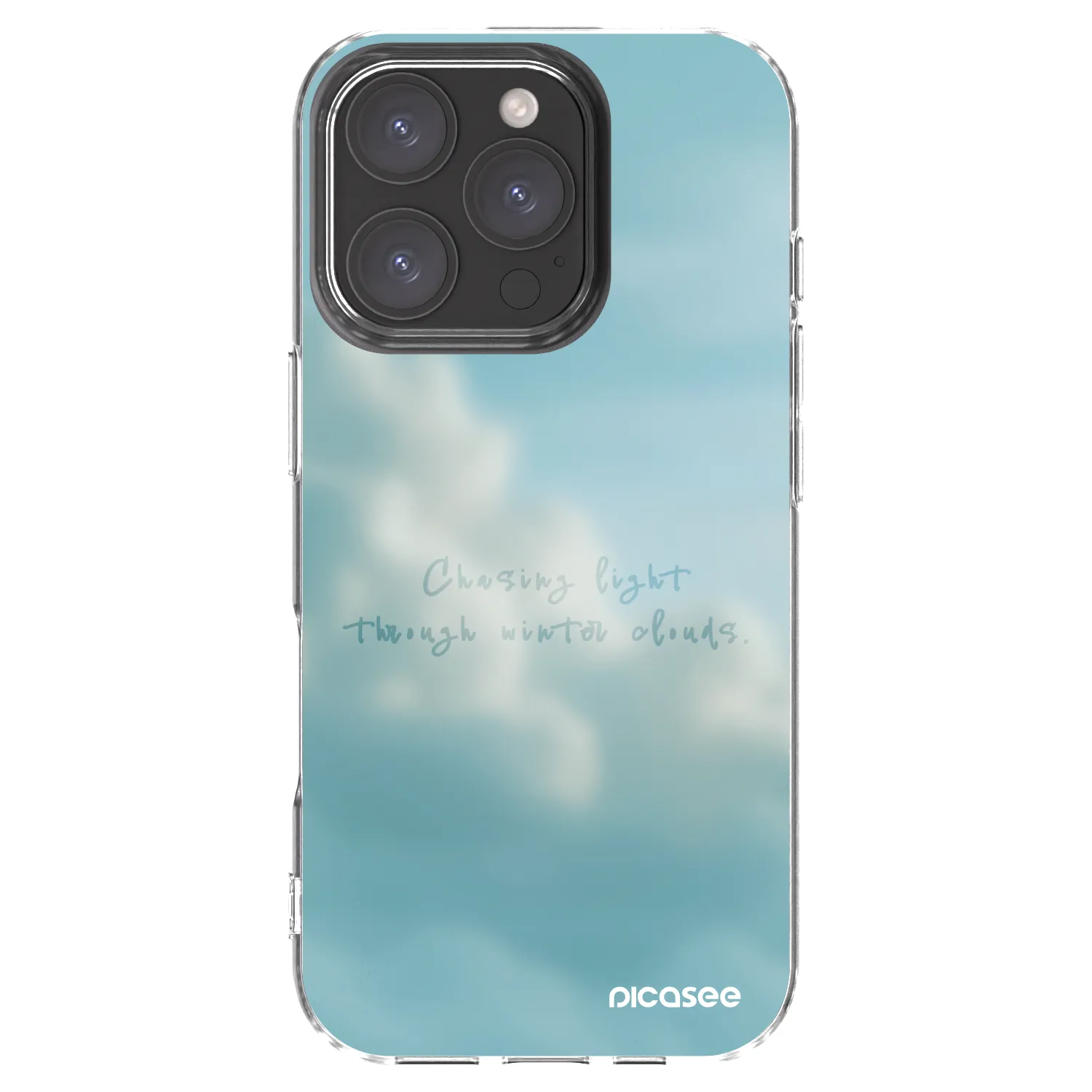 Picasee husă transparentă din silicon pentru Apple iPhone 16 Pro - CHASiNG LIGHT