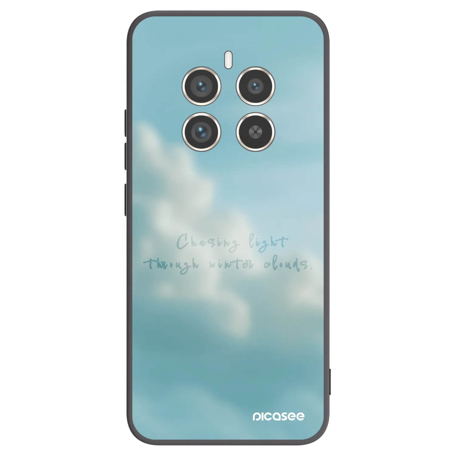 Picasee husă neagră din silicon pentru Realme 12 Pro 5G - CHASiNG LIGHT