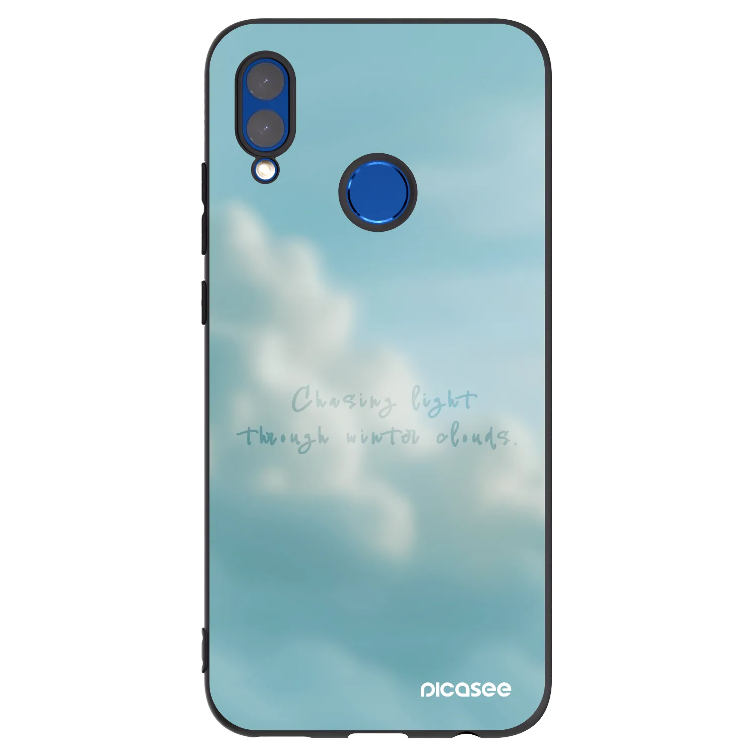 Picasee husă neagră din silicon pentru Honor 10 Lite - CHASiNG LIGHT