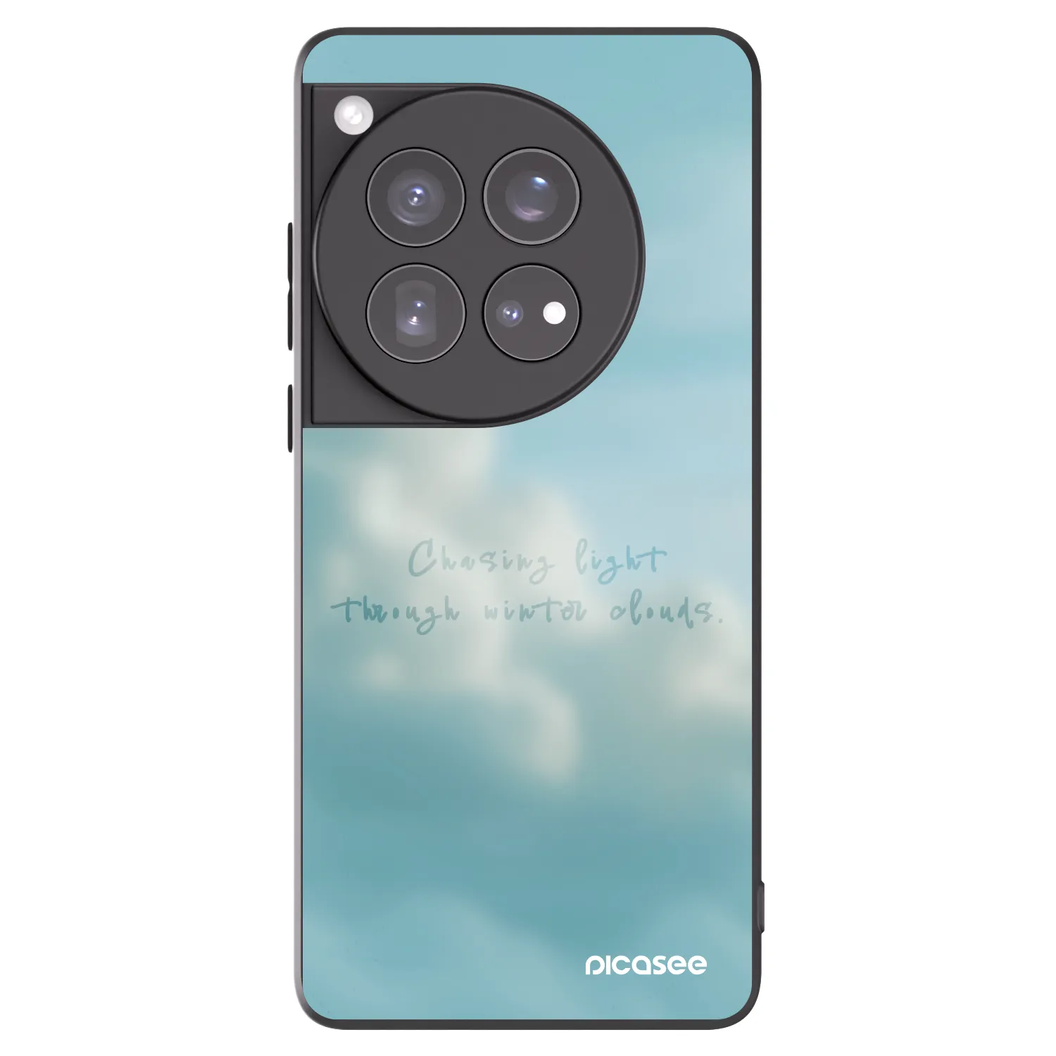 Picasee husă neagră din silicon pentru OnePlus 12 5G - CHASiNG LIGHT