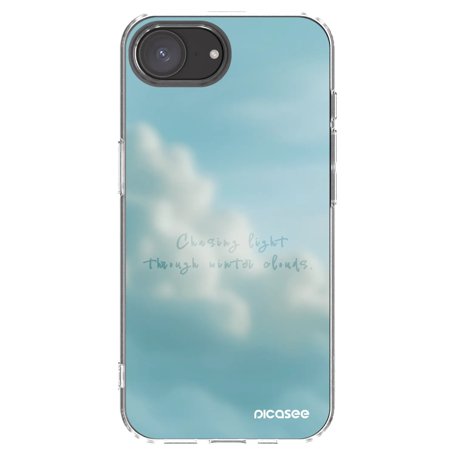 Picasee husă transparentă din silicon pentru Apple iPhone 16e - CHASiNG LIGHT