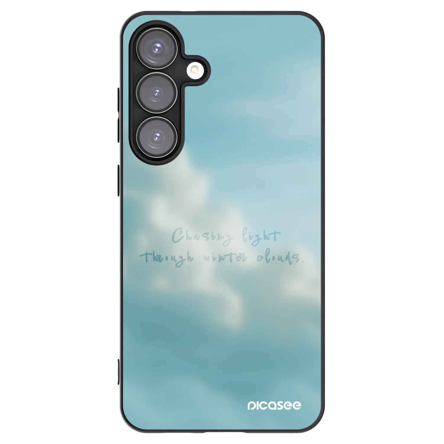 Picasee husă neagră din silicon pentru Samsung Galaxy S25+ 5G - CHASiNG LIGHT