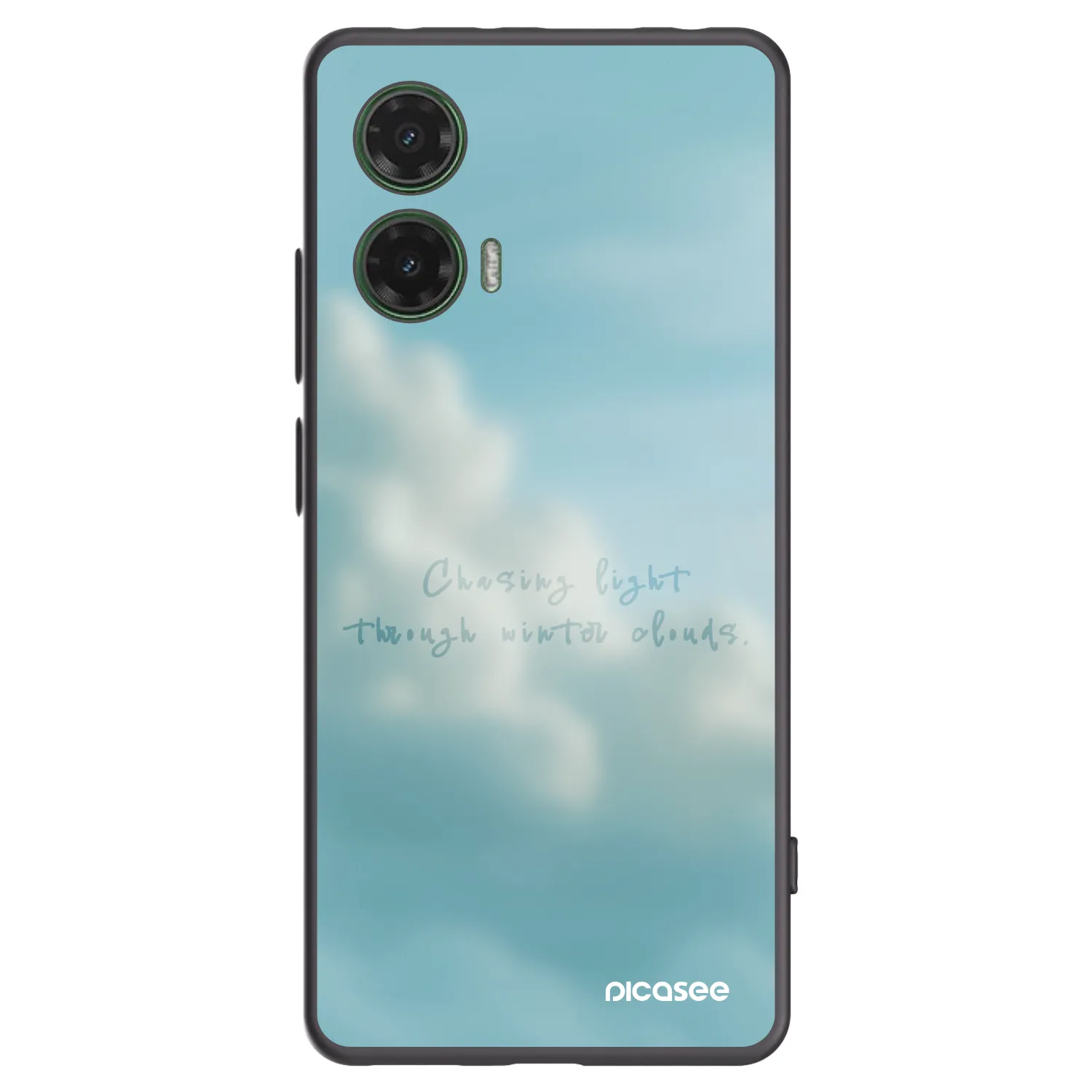 Picasee husă neagră din silicon pentru Motorola Moto G35 5G - CHASiNG LIGHT