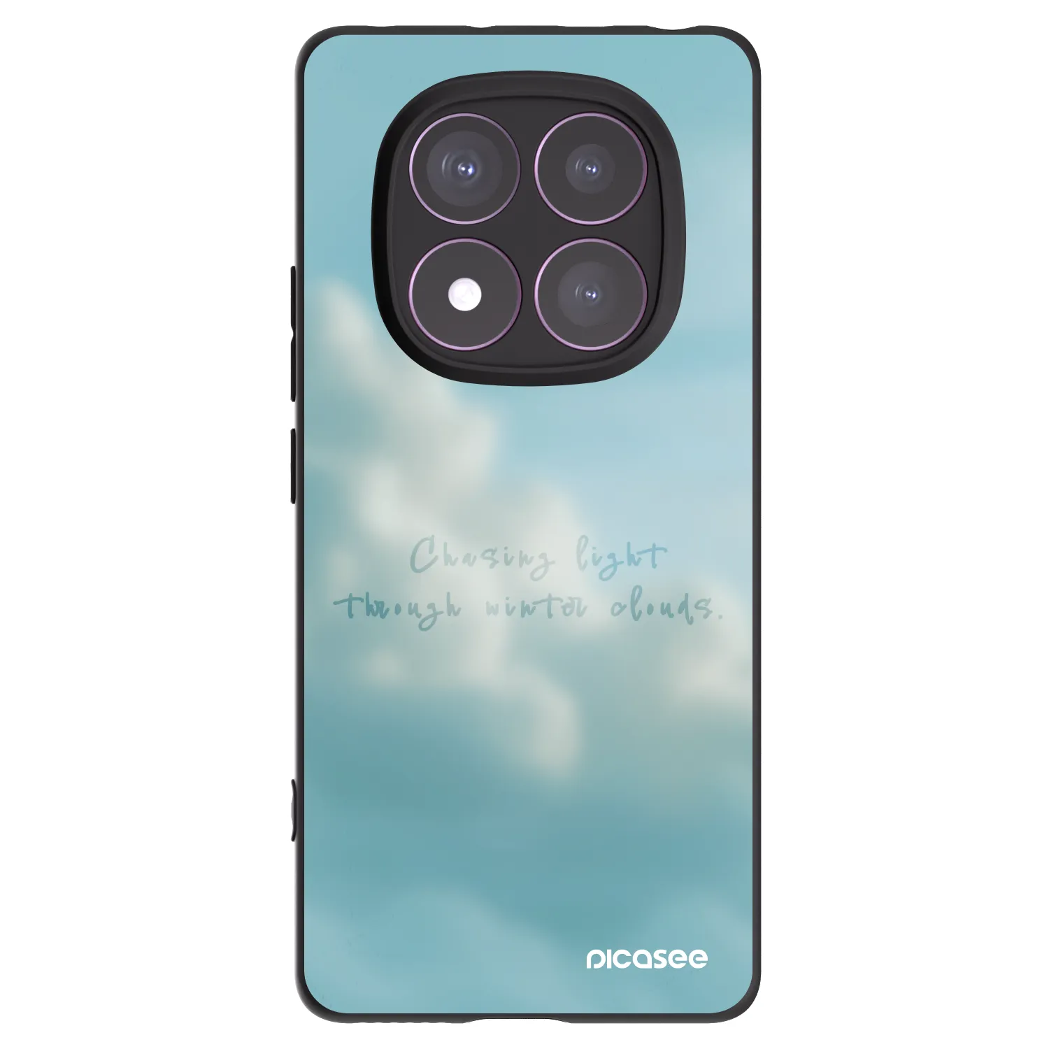 Picasee husă neagră din silicon pentru Xiaomi Redmi Note 14 Pro 4G - CHASiNG LIGHT