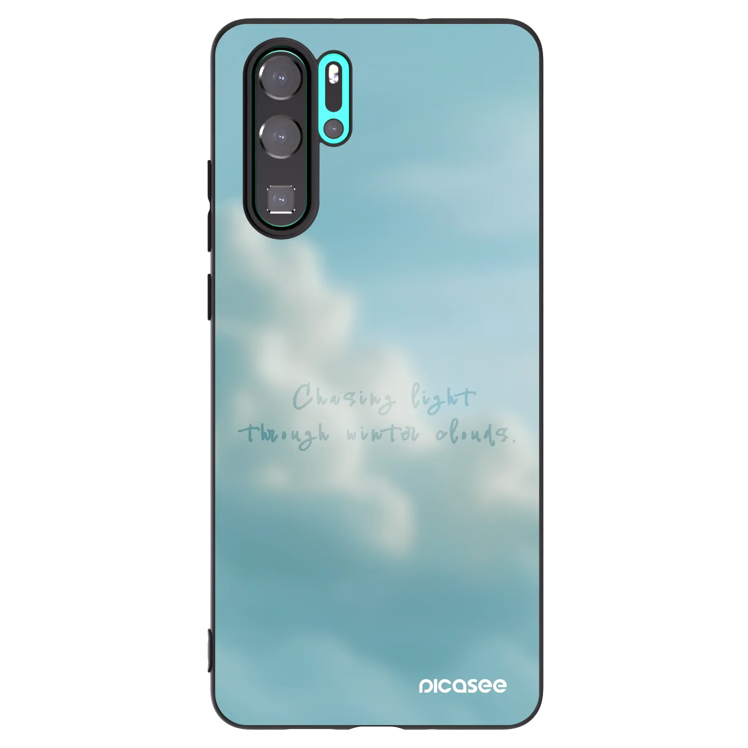 Picasee husă neagră din silicon pentru Huawei P30 Pro - CHASiNG LIGHT