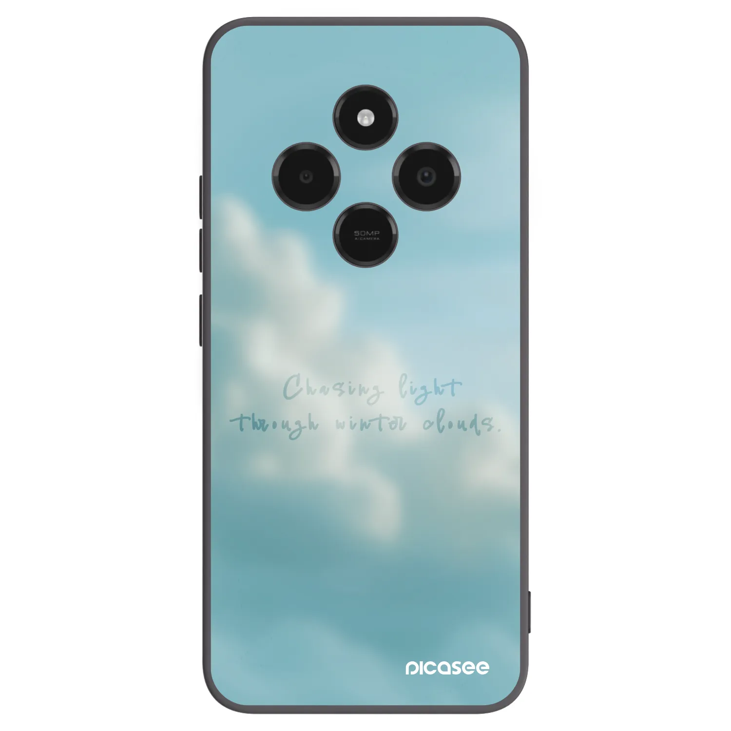 Picasee husă neagră din silicon pentru Xiaomi Poco C75 - CHASiNG LIGHT