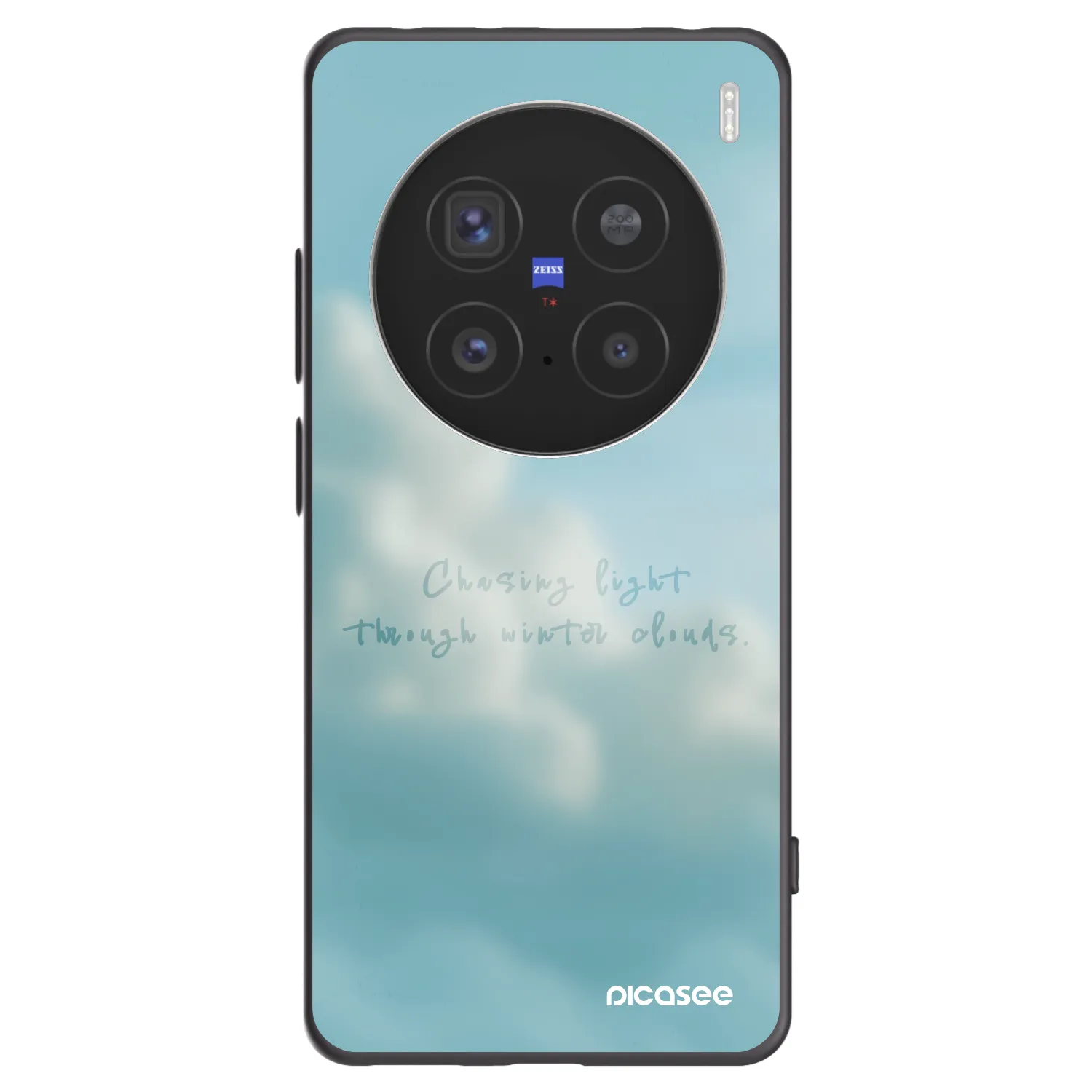 Picasee husă neagră din silicon pentru Vivo X200 Pro - CHASiNG LIGHT